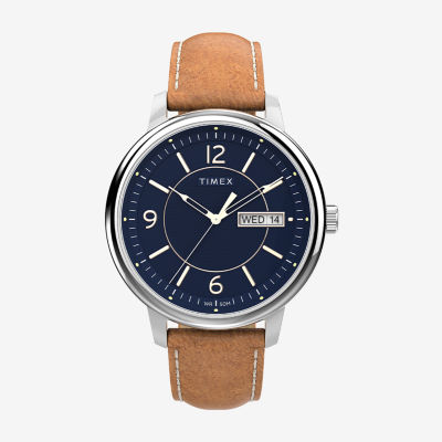 Timex men's watch outlet with day and date