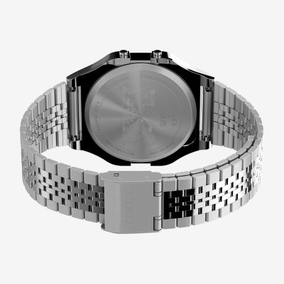 Timex Unisex Adult Silver Tone Stainless Steel Bracelet Watch Tw2v61300yb