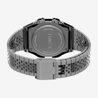 Timex Unisex Adult Silver Tone Stainless Steel Bracelet Watch Tw2r79300yb
