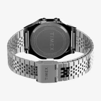 Timex Unisex Adult Silver Tone Stainless Steel Bracelet Watch Tw2v19300yb