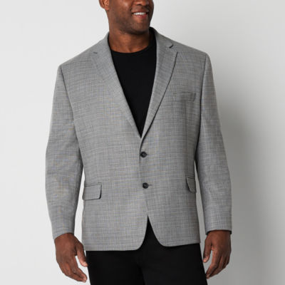 Shaquille O'Neal XLG Mens Big and Tall Stretch Fabric Classic Fit Sport  Coat