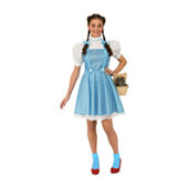 blue gingham dress costume Priya Royal Blue Draping Corset High Slit Velvet Gown