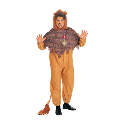 Mens Plus Size Cowardly Lion The Wizard of Oz 2-pc. Costume