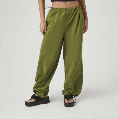 Forever 21 Womens Mid Rise Straight Cargo Pant-Juniors