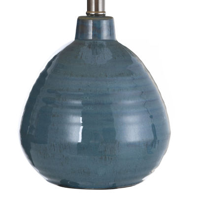 Stylecraft Turquoise Ceramic Table Lamp