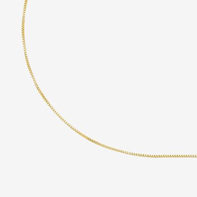 10K Gold Venetian Box Chain Necklace