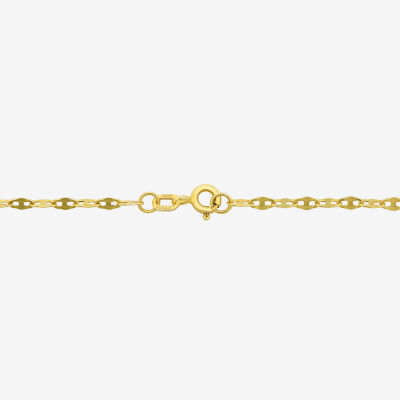 10K Gold Hollow Link Chain