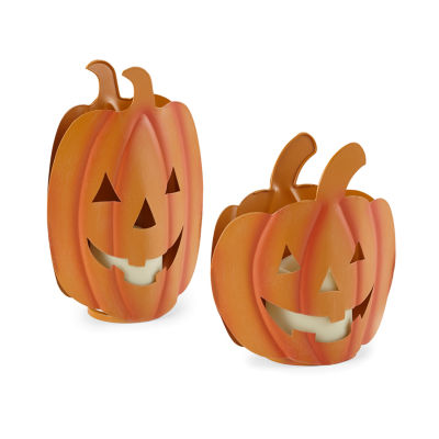 Hope & Wonder Metal Led Pumpkin Halloween Tabletop Decor JCPenney