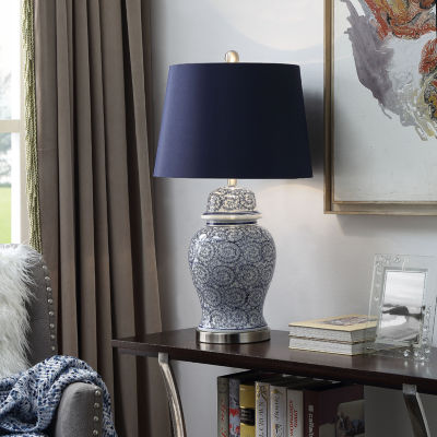 Stylecraft 17 W Blue Ivy Table Lamp