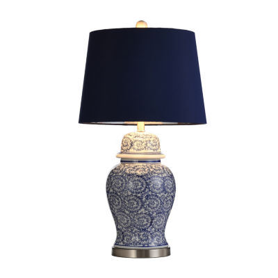 Stylecraft 17 W Blue Ivy Table Lamp