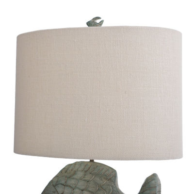 Stylecraft 17 W Ocean Blue Table Lamp