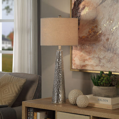 Stylecraft Mercury Glass Finish Table Lamp