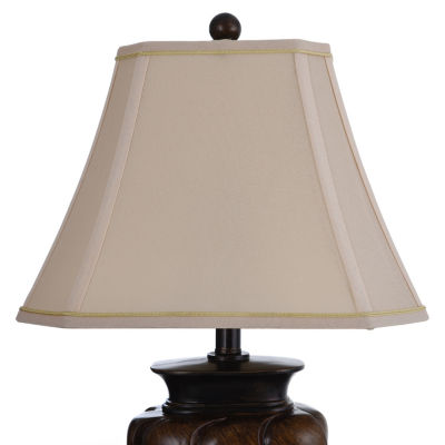 Stylecraft 15 W Toffee Wood Table Lamp