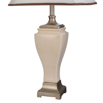 Stylecraft Cream Crackle Table Lamp
