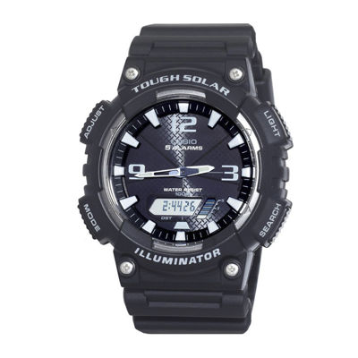 Casio Mens Black Strap Watch Aqs810w-1avcf