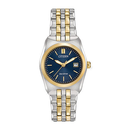 Citizen Corso Womens Two Tone Stainless Steel Bracelet Watch Ew2294-53l, One Size