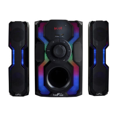 Befree Sound Bluetooth Wireless Multimedia LED Dancing Water Speakers, Black