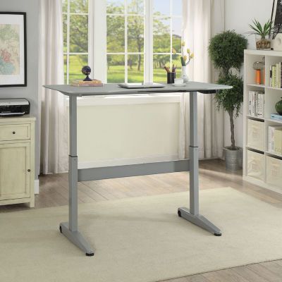 Ashlyn Office Collection Adjustable Height Computer Desk