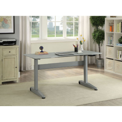Ashlyn Office Collection Adjustable Height Computer Desk
