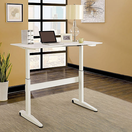 Ashlyn Office Collection Desk, One Size, White