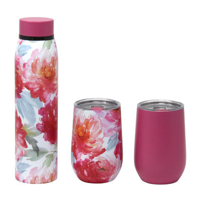 Wellness 3-pc. Insulated Canteen and Stemless Wine Set