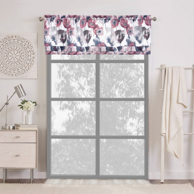 Achim Poppy Field Rod Pocket Valance