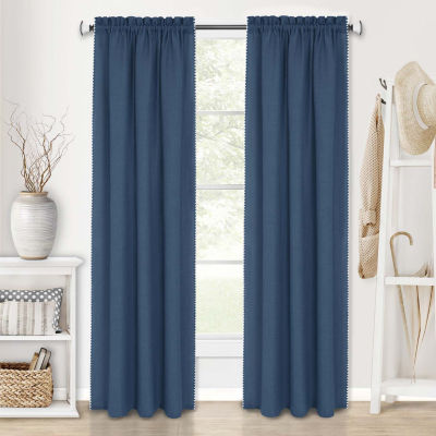 Achim Kendal Rod Pocket Light-Filtering Single Curtain Panel