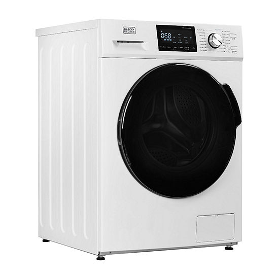 BLACK+DECKER Front Load Washer 2.7 Cu. Ft. Compact Washing Machine with LED Display & 16 Cycles