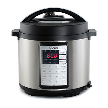  Crock-Pot Express 6 Quart Electric Pressure Cooker and Food  Warmer, Programmable Pressure Cooker with Timer, Stainless Steel (2109296):  Home & Kitchen