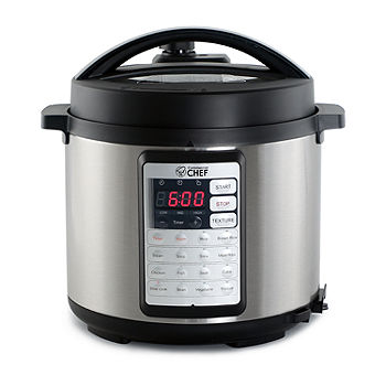 Commercial Chef 13-in-1 6.3-qt. Electric Pressure Cooker Stainless Steel