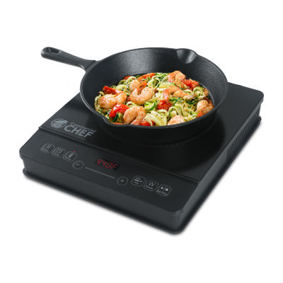 Commercial Chef Portable Induction Cooker 3Hour Timer LED Display 1800 Watts CHC18MB, Color