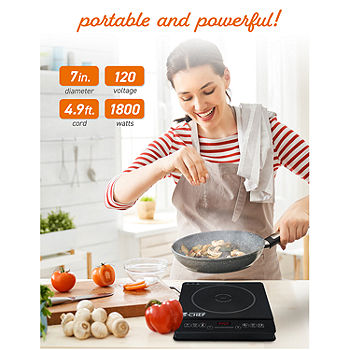 110V Portable Induction Infrared Cooktop Burner Countertop Cooker Hot Pot  Stove