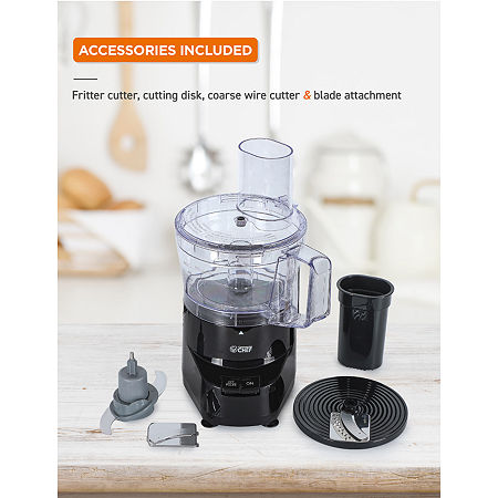 Commercial Chef 4-Cup Food Processor, One Size, Black