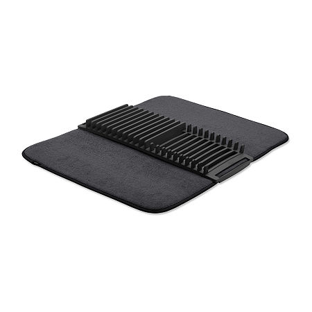 Umbra Dish Drying Mat, One Size, Black