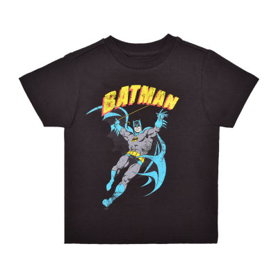 Okie Dokie Toddler Boys Crew Neck Batman Short Sleeve Graphic T-Shirt