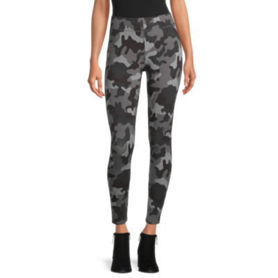 Mixit Womens Mid Rise Full Length Leggings, Color Black Camo JCPenney