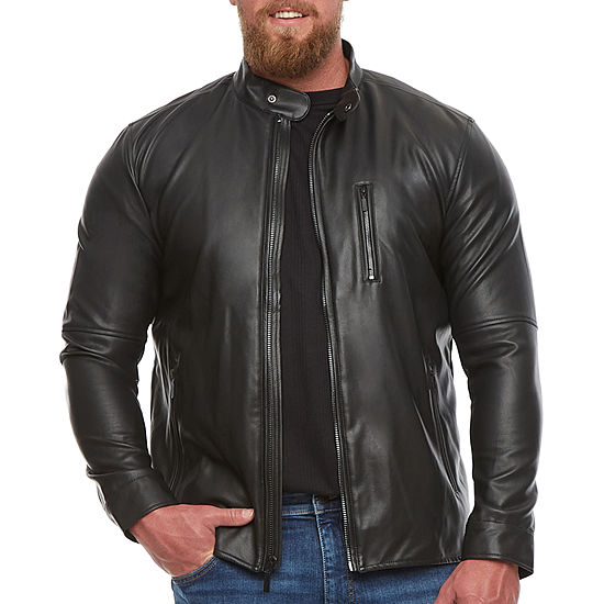 Shaquille O'Neal XLG Mens Big and Tall Lightweight Motorcycle Jacket