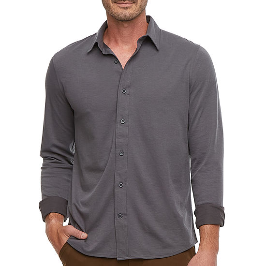 Stylus Mens Classic Fit Long Sleeve Button-Down Shirt