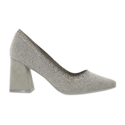 Mia Amore Crystina Womens Closed Toe Block Heel Pumps