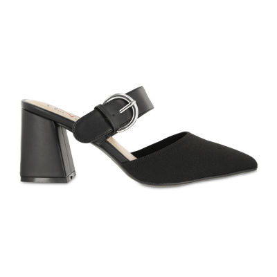 Mia Amore Janett Womens Closed Toe Block Heel Pumps