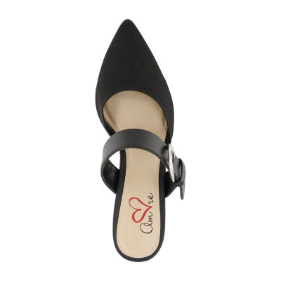 Mia Amore Janett Womens Closed Toe Block Heel Pumps