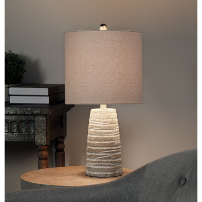 Stylecraft 12 W Gray Washed Table Lamp