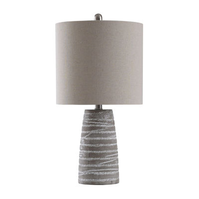 Stylecraft 12 W Gray Washed Table Lamp