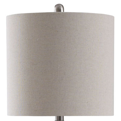 Stylecraft 12 W Gray Washed Table Lamp