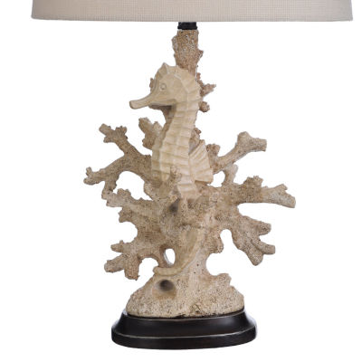 Stylecraft 17 W White Coral Table Lamp