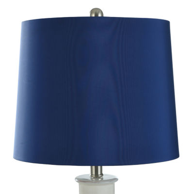 Stylecraft 13 W Cream & Blue Table Lamp