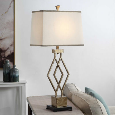 Stylecraft 18 W Vintage Gold Steel Table Lamp