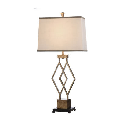 Stylecraft 18 W Vintage Gold Steel Table Lamp