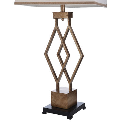Stylecraft 18 W Vintage Gold Steel Table Lamp