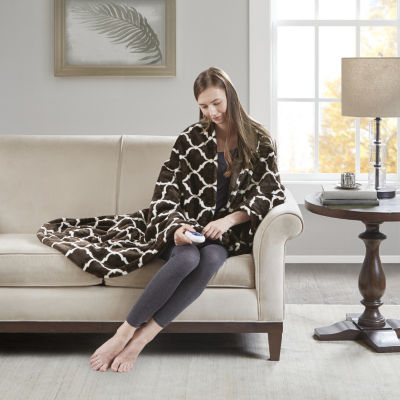 Beautyrest Heated Automatic Shut Off Washable Lightweight Throw